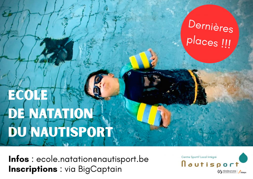 Ecole natation places disponibles
